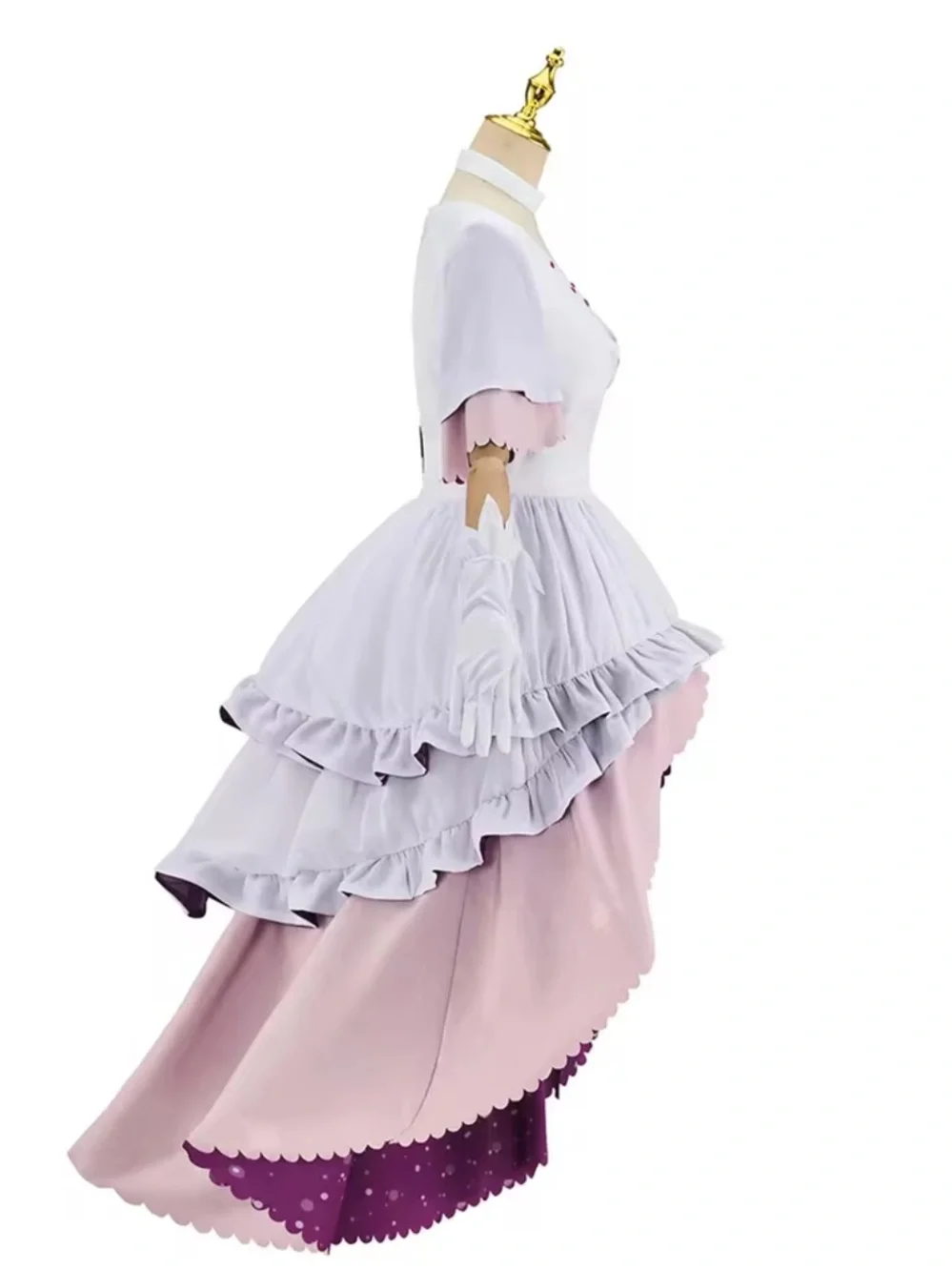 Puella Magi Madoka Magica Kaname Madoka Golden Goddess Cosplay Costume Dress